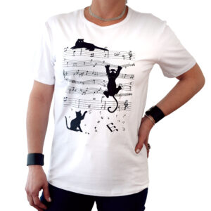 Gato Notas Musicales