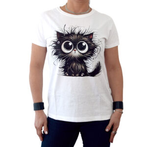 Remera Gatito Despeinado